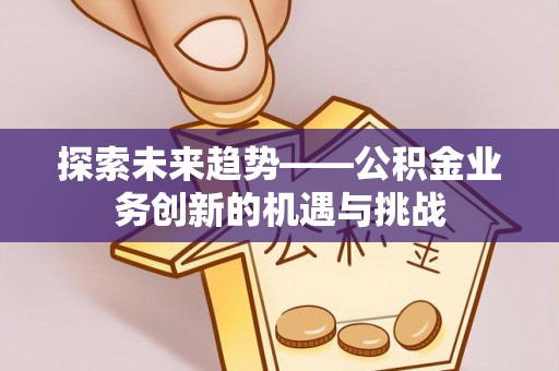 海盐探索未来趋势——公积金业务创新的机遇与挑战