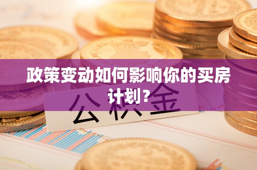 海盐政策变动如何影响你的买房计划？
