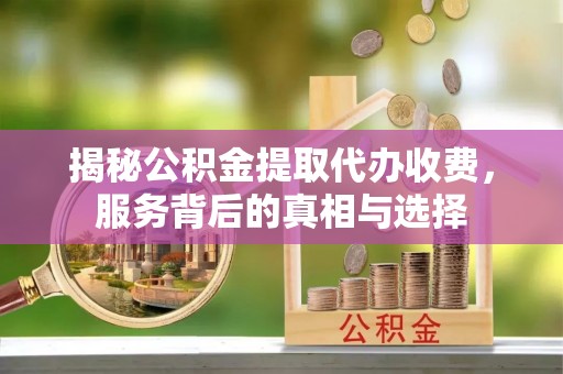 海盐揭秘公积金提取代办收费，服务背后的真相与选择