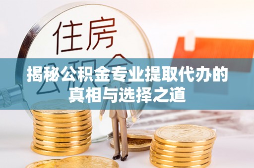 海盐揭秘公积金专业提取代办的真相与选择之道