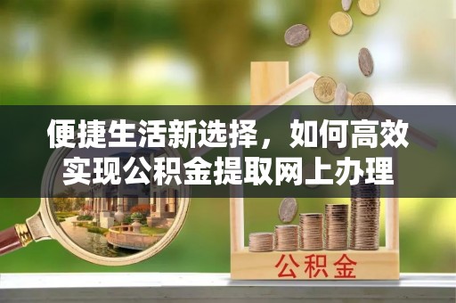 海盐便捷生活新选择，如何高效实现公积金提取网上办理