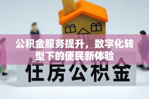 海盐公积金服务提升，数字化转型下的便民新体验