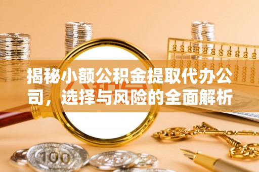 海盐揭秘小额公积金提取代办公司，选择与风险的全面解析