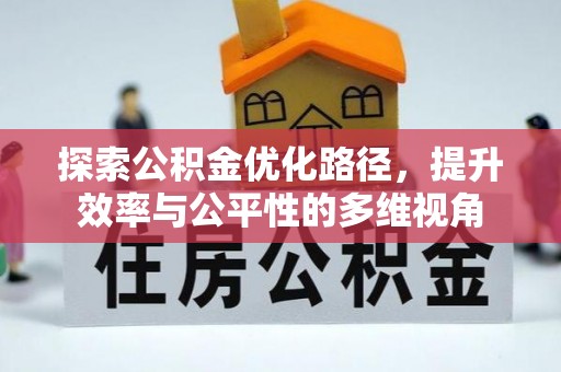 海盐探索公积金优化路径，提升效率与公平性的多维视角